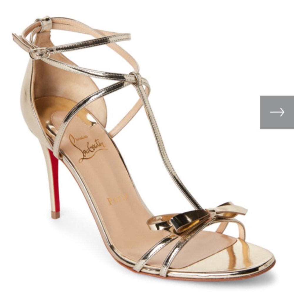 Worn once authentic Christian Louboutins!!
